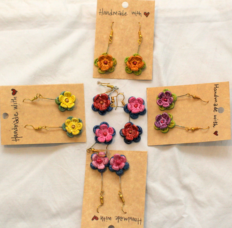 double flower danglers G-003