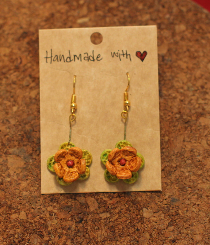 double flower danglers G-003