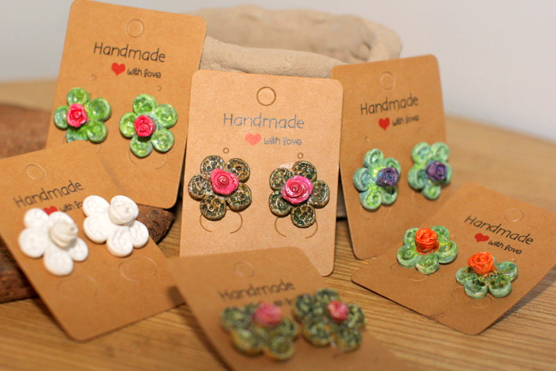 Floral Studs -G-001