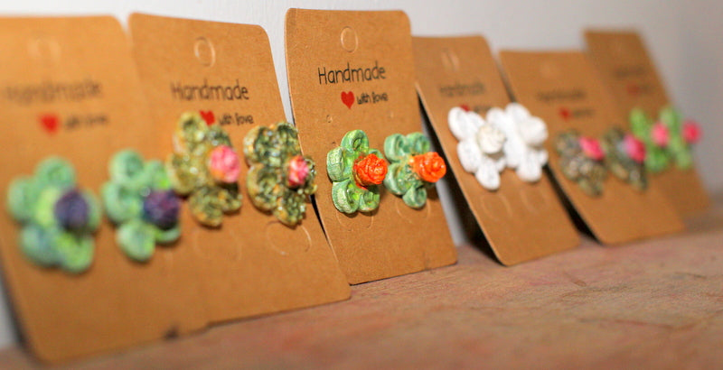 Floral Studs -G-001