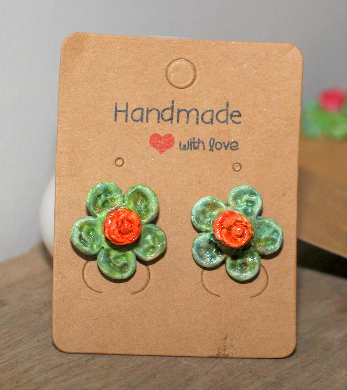 Floral Studs -G-001