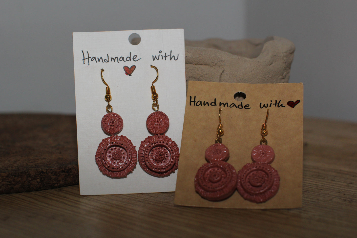 Earings Double circle