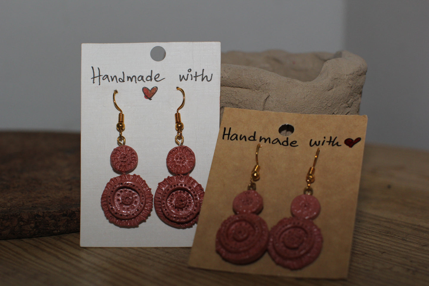Earings Double circle