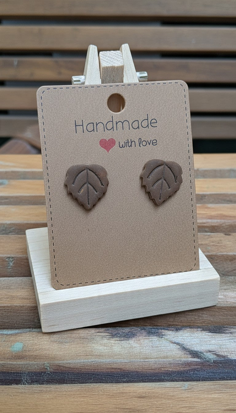 Autumn leaf - Studs