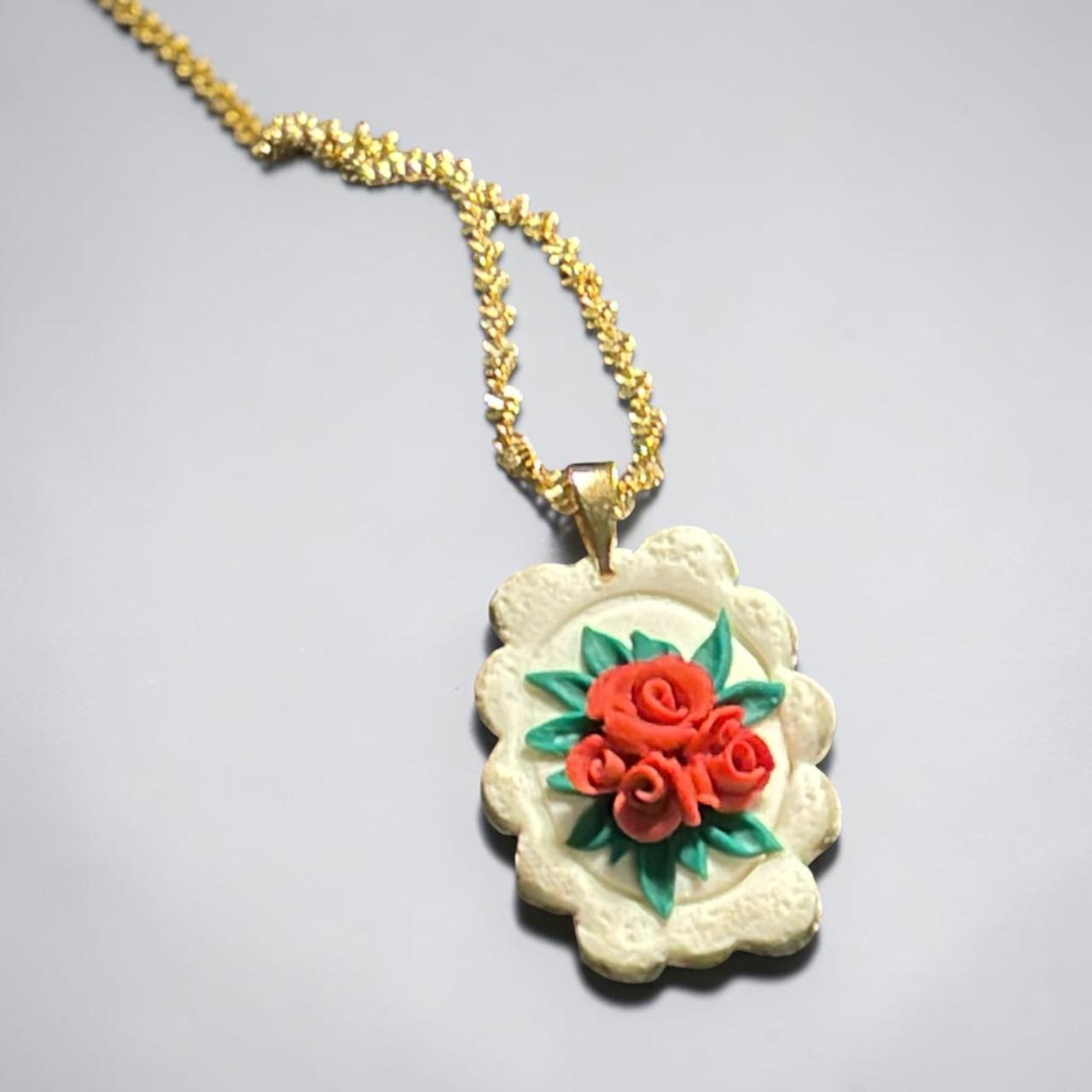 Vintage Floral Pendants