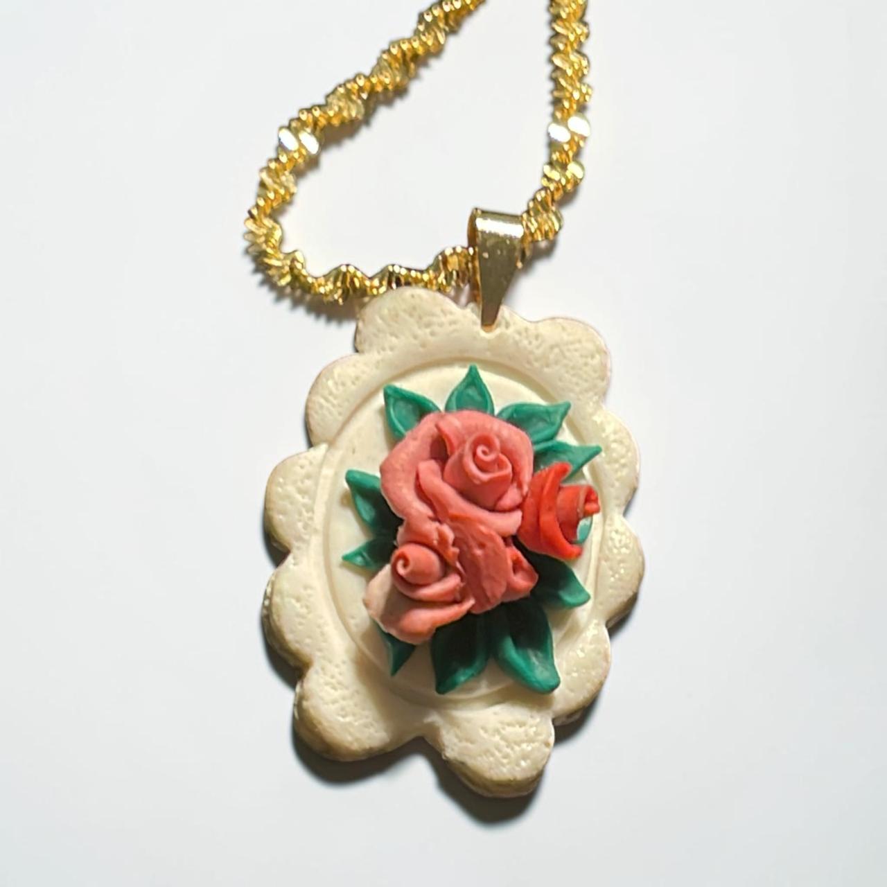 Vintage Floral Pendants