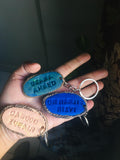 Customised name keychain