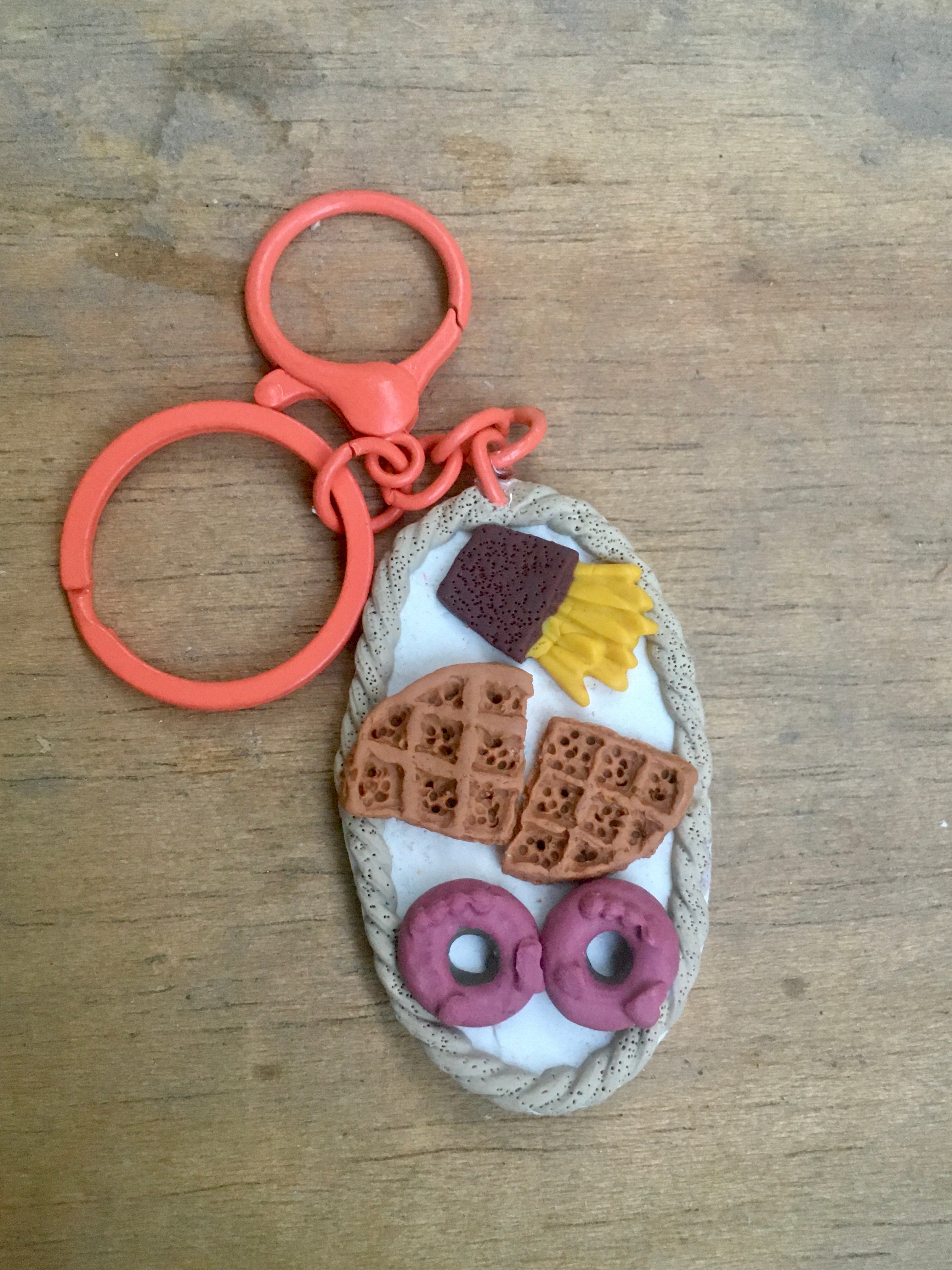 Foodie Clay Keychains