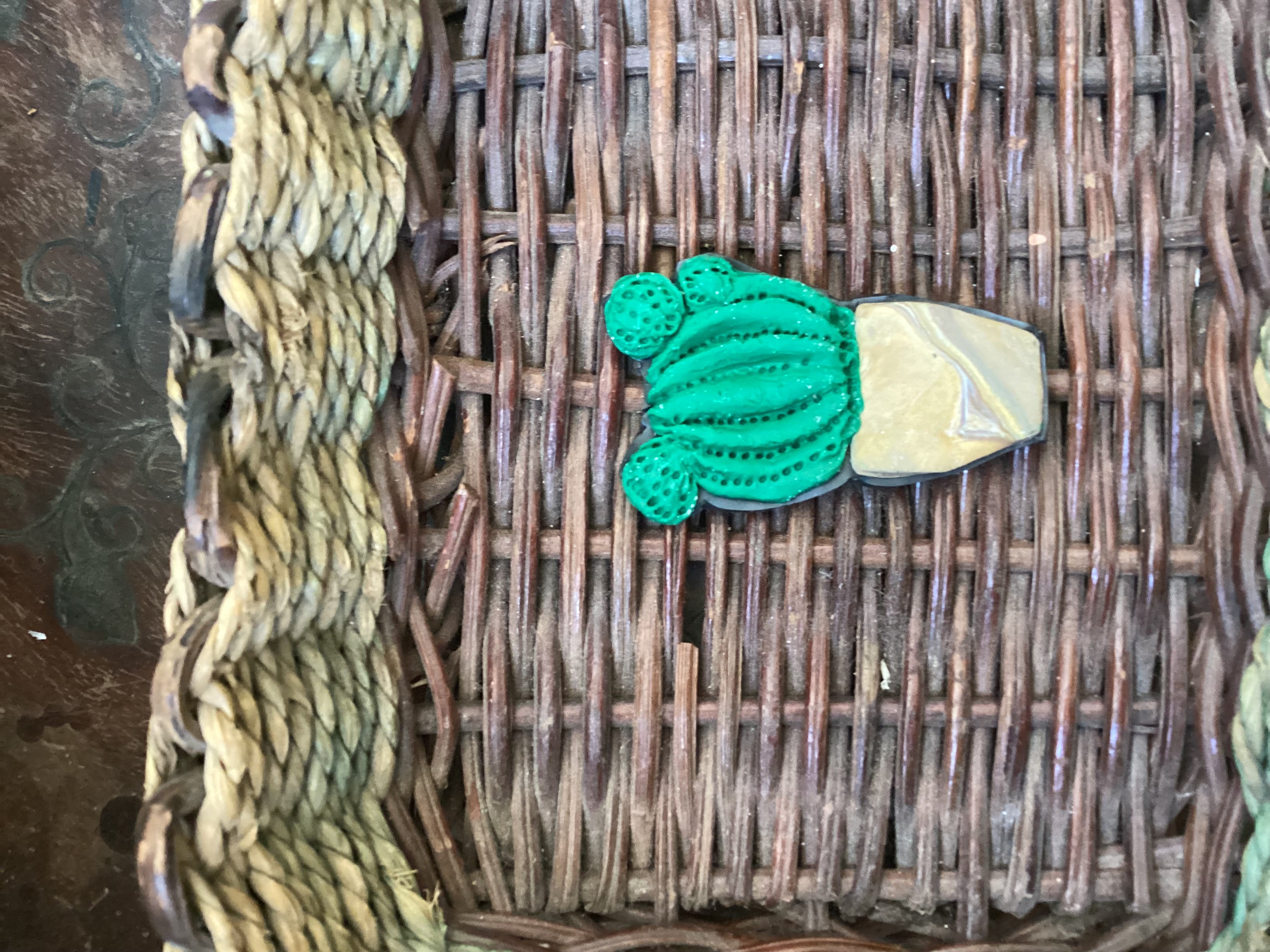 Cactus fridge magnets
