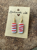 Zebra earings
