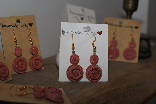 Earings Double circle