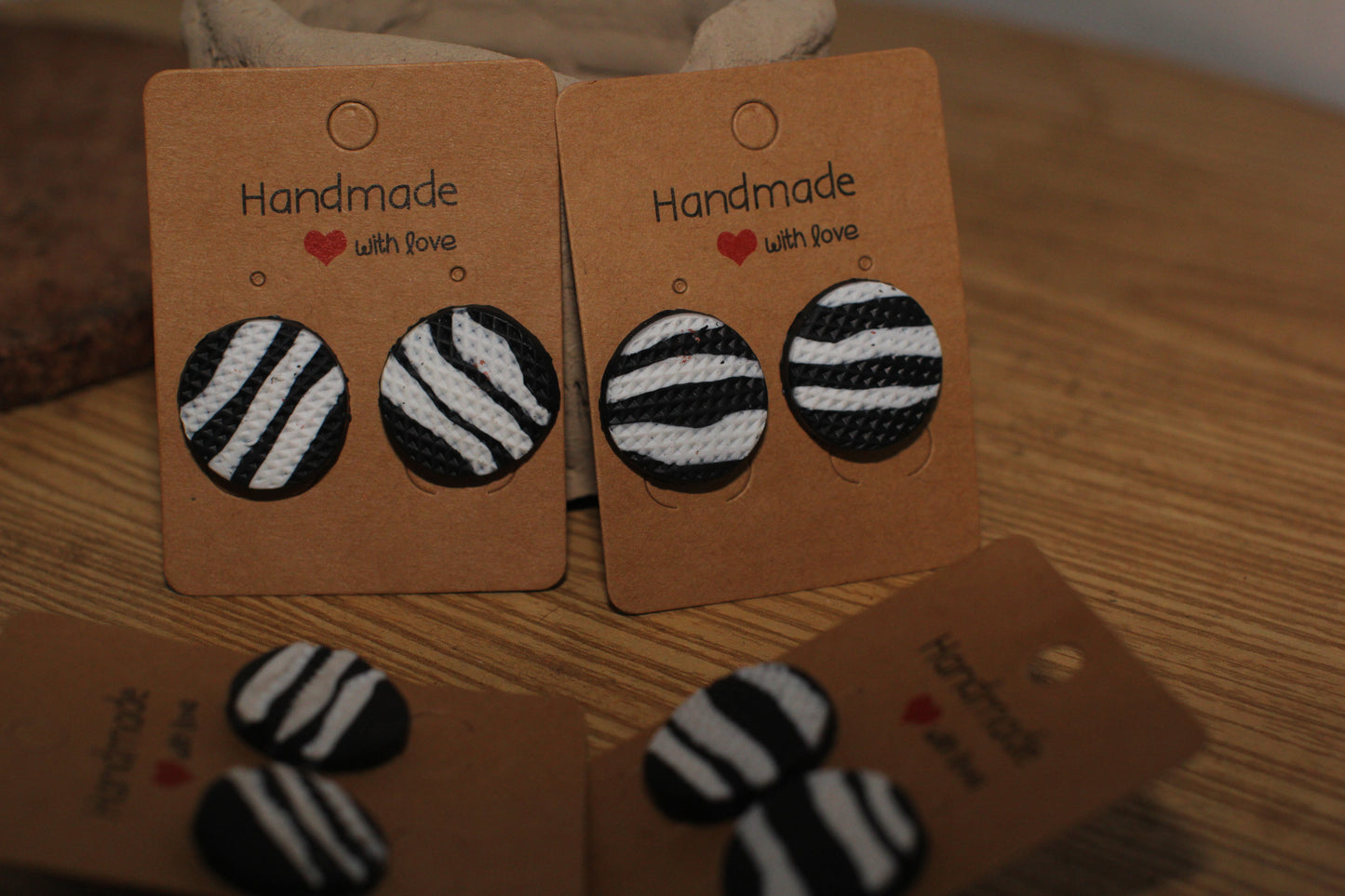 black and white Studs-