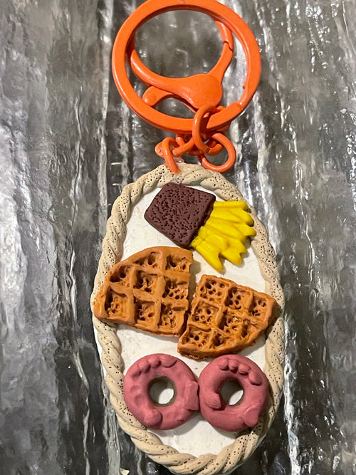 Foodie Clay Keychains