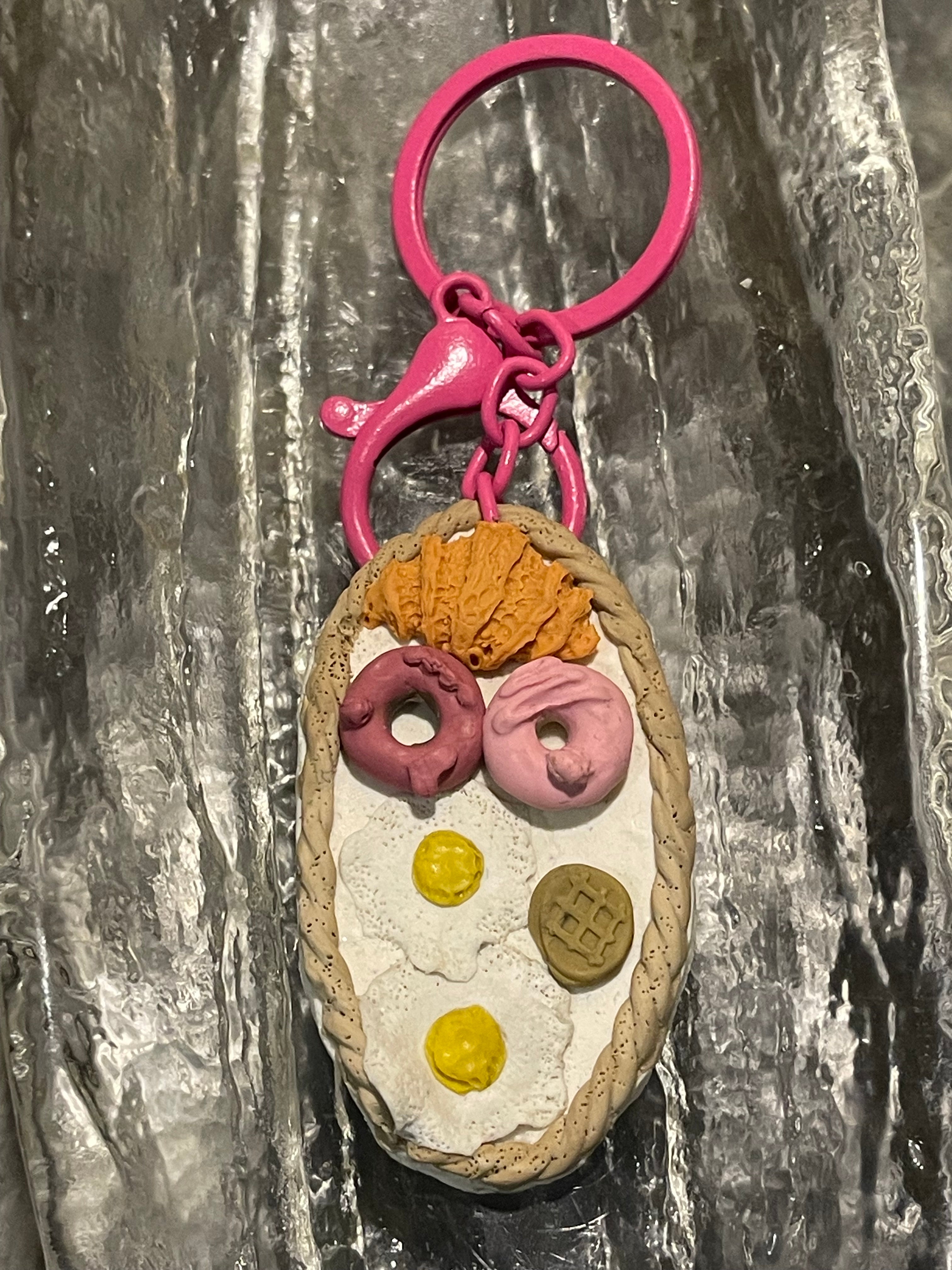 Foodie Clay Keychains