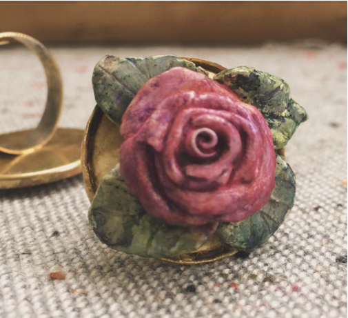 Floral rings-Adjustable Rings