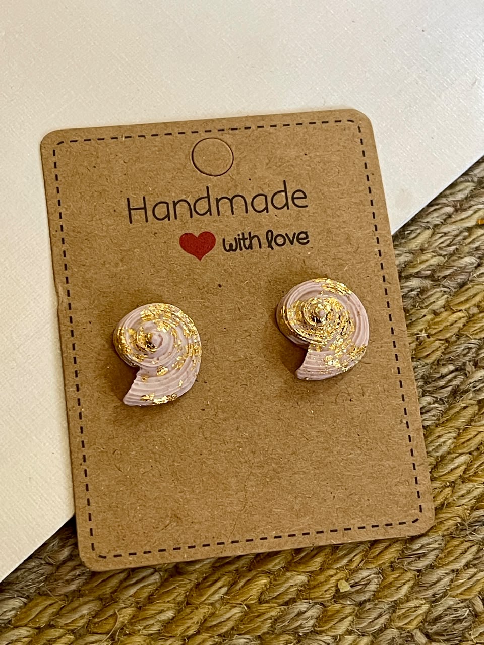 Snail Shell Studs