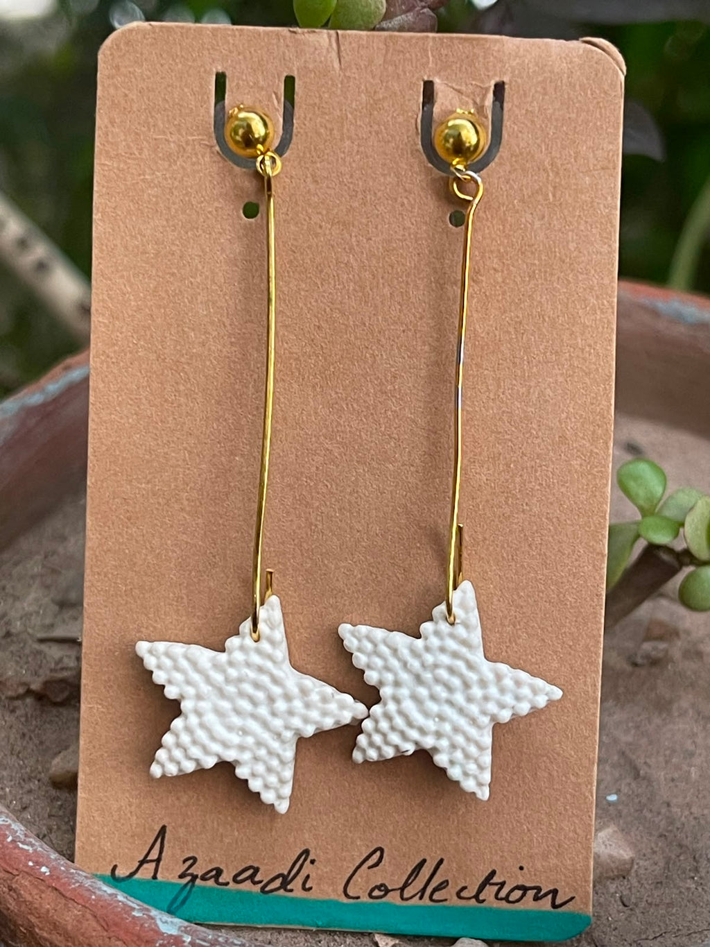Star Drop Earings