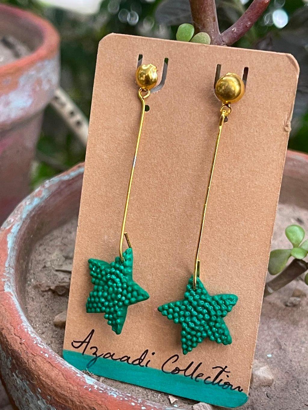Star Drop Earings