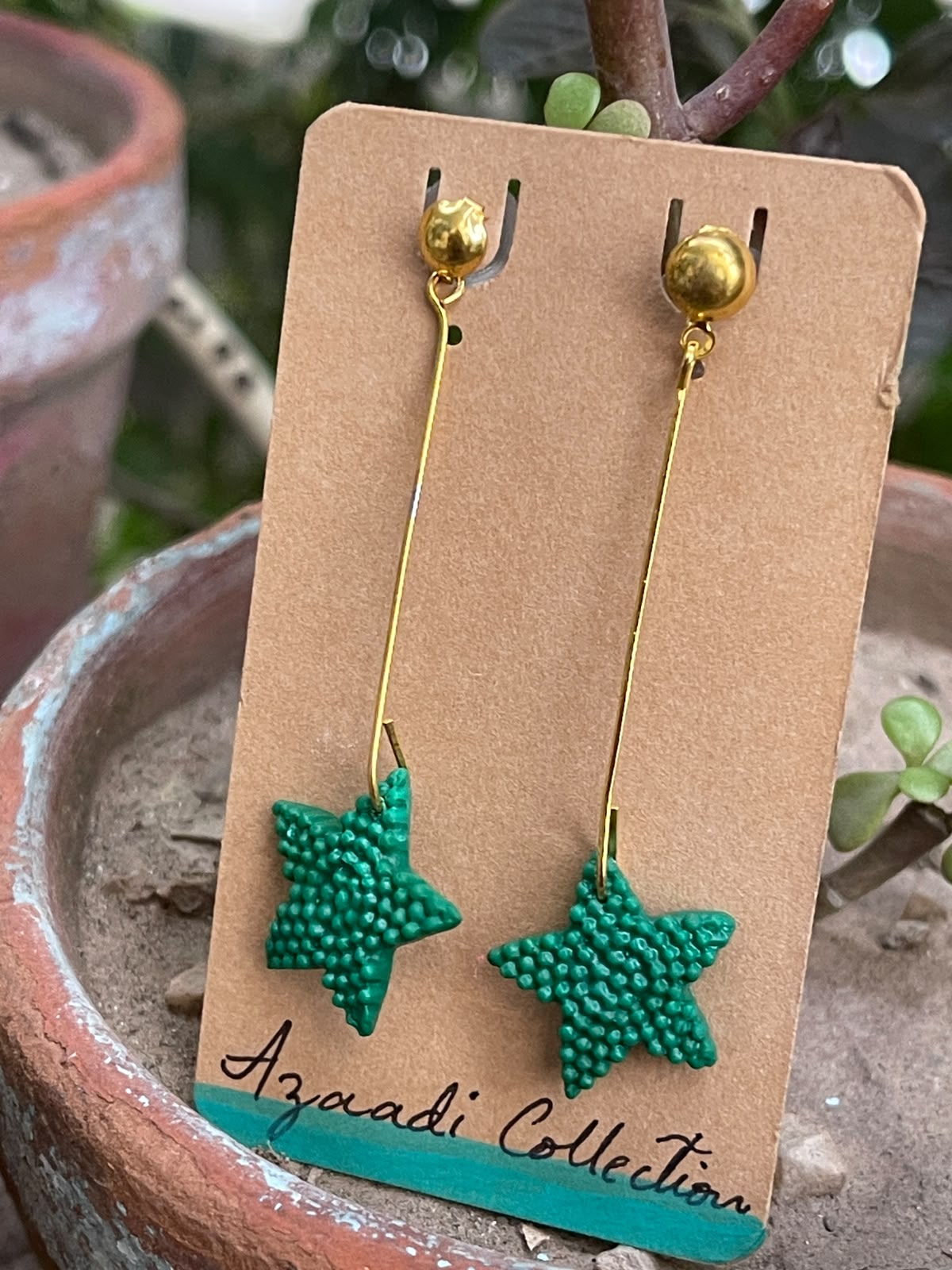 Star Drop Earings