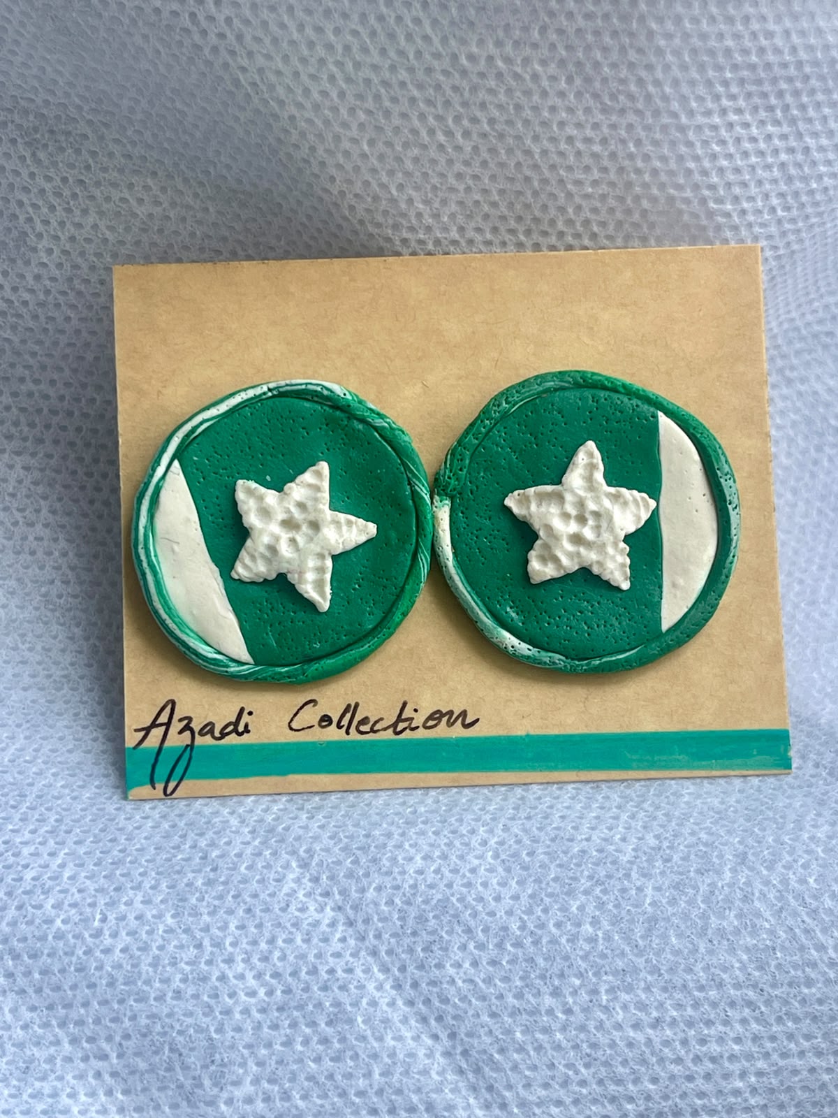 Pakistan Flag Studs