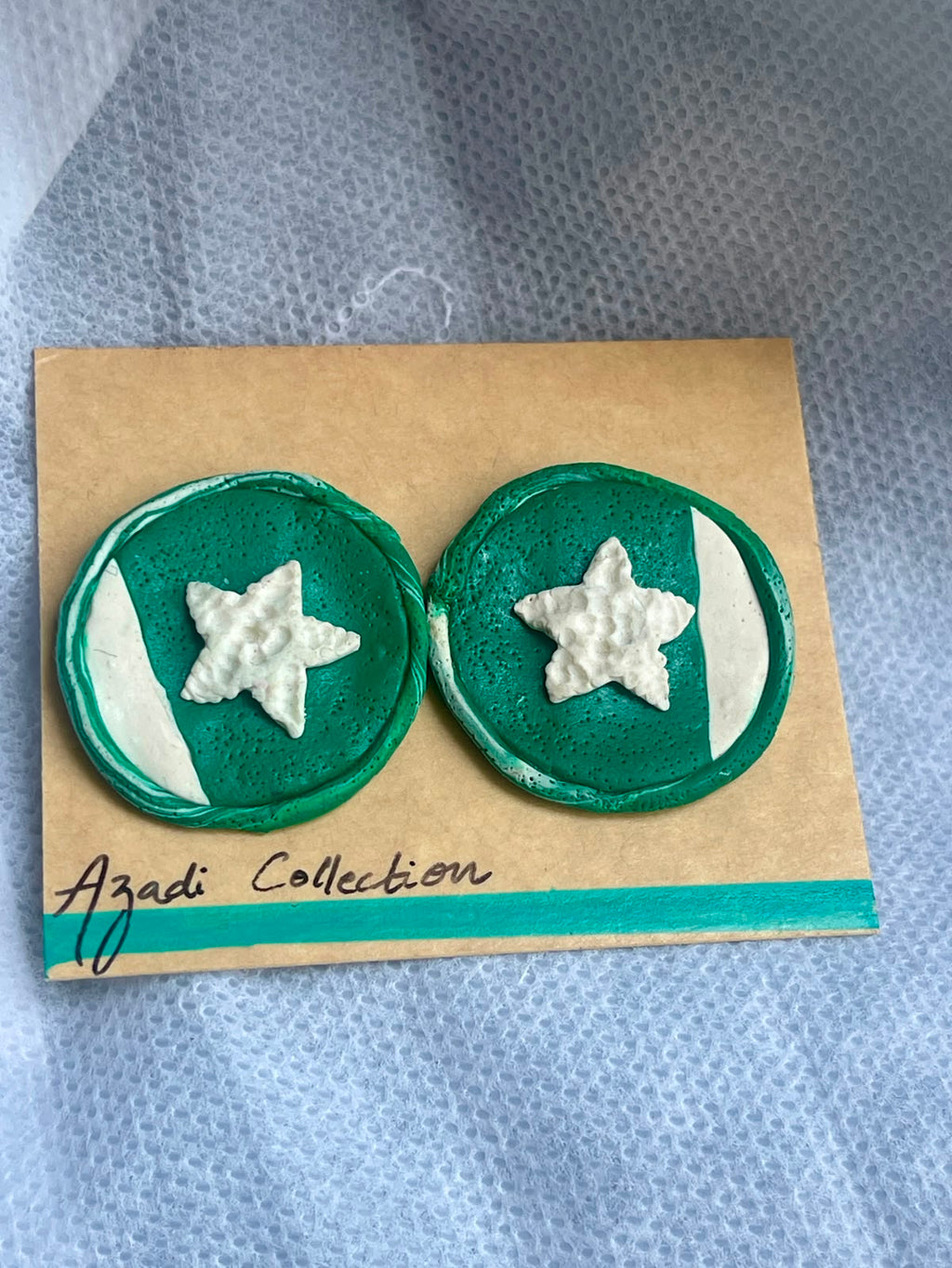 Pakistan Flag Studs