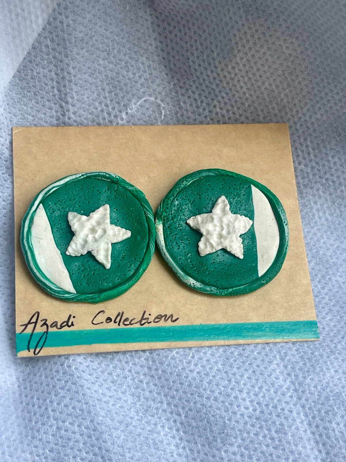 Pakistan Flag Studs