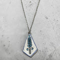 Leaf Pendant- White