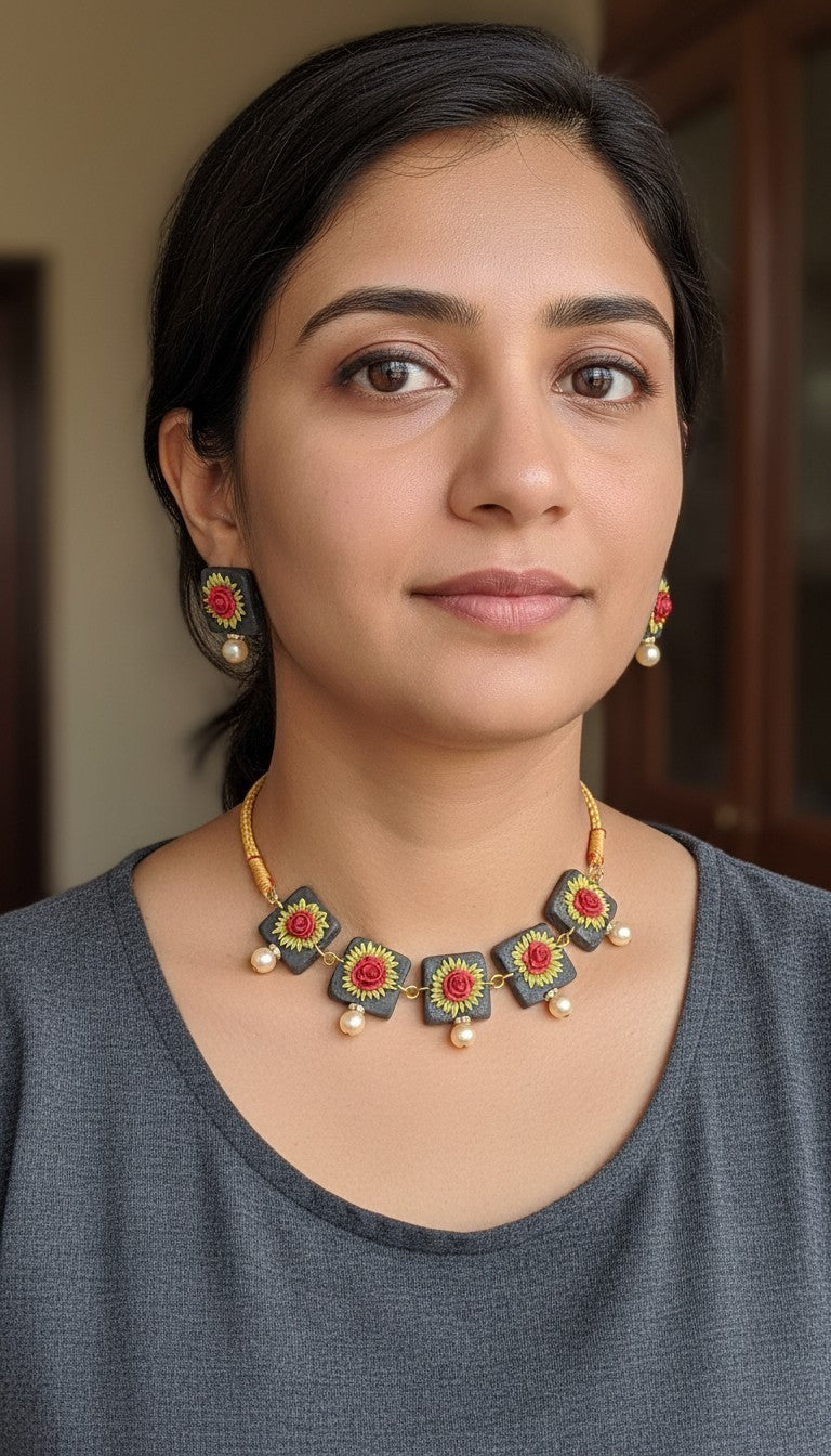 Red Charm- Jewellery Set