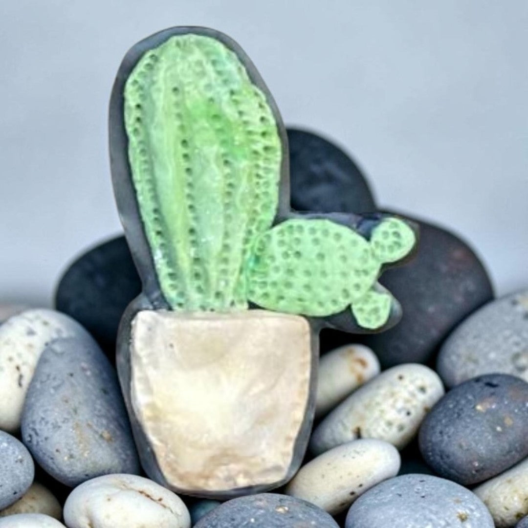Cactus fridge magnets