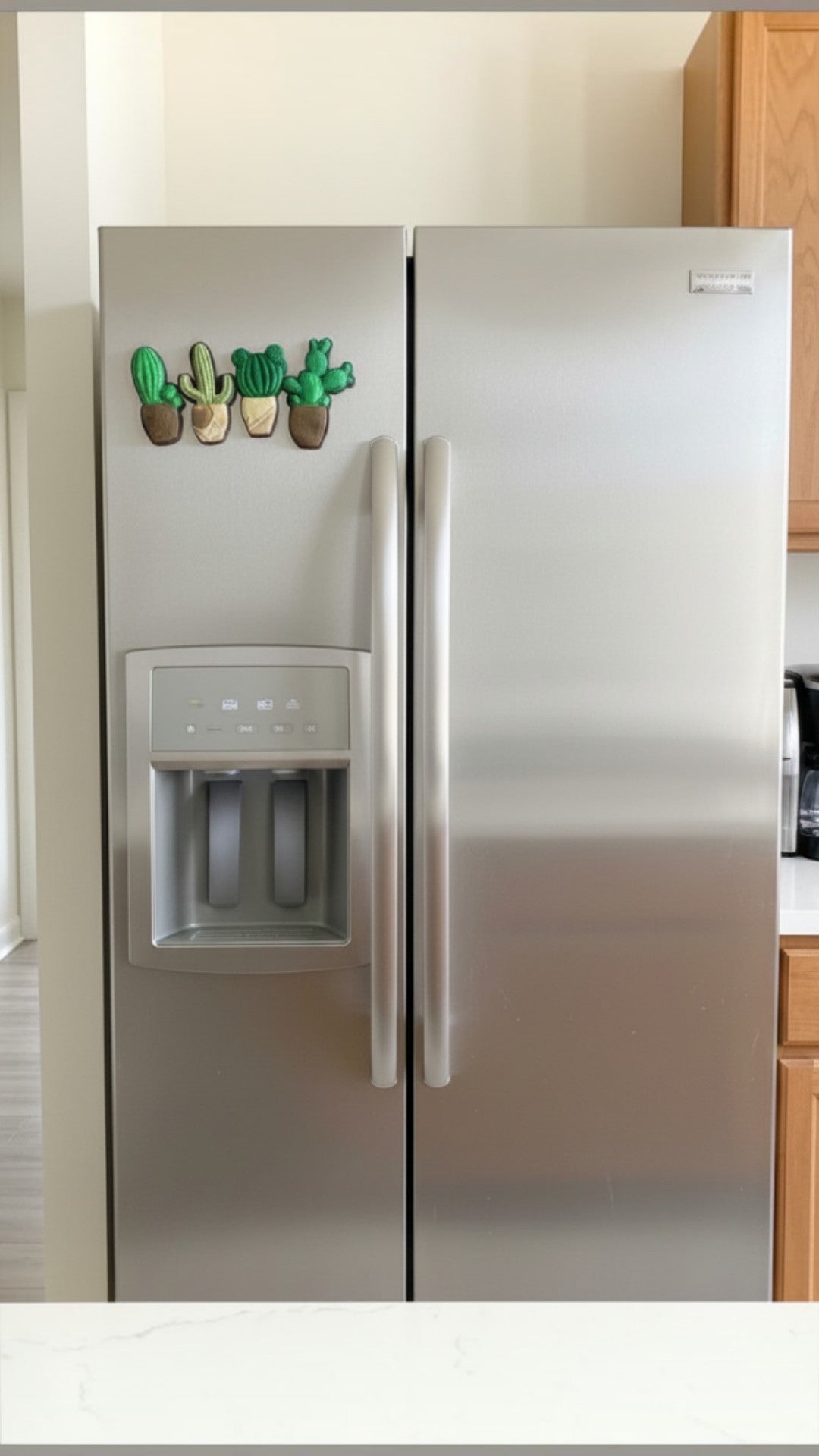 Cactus fridge magnets